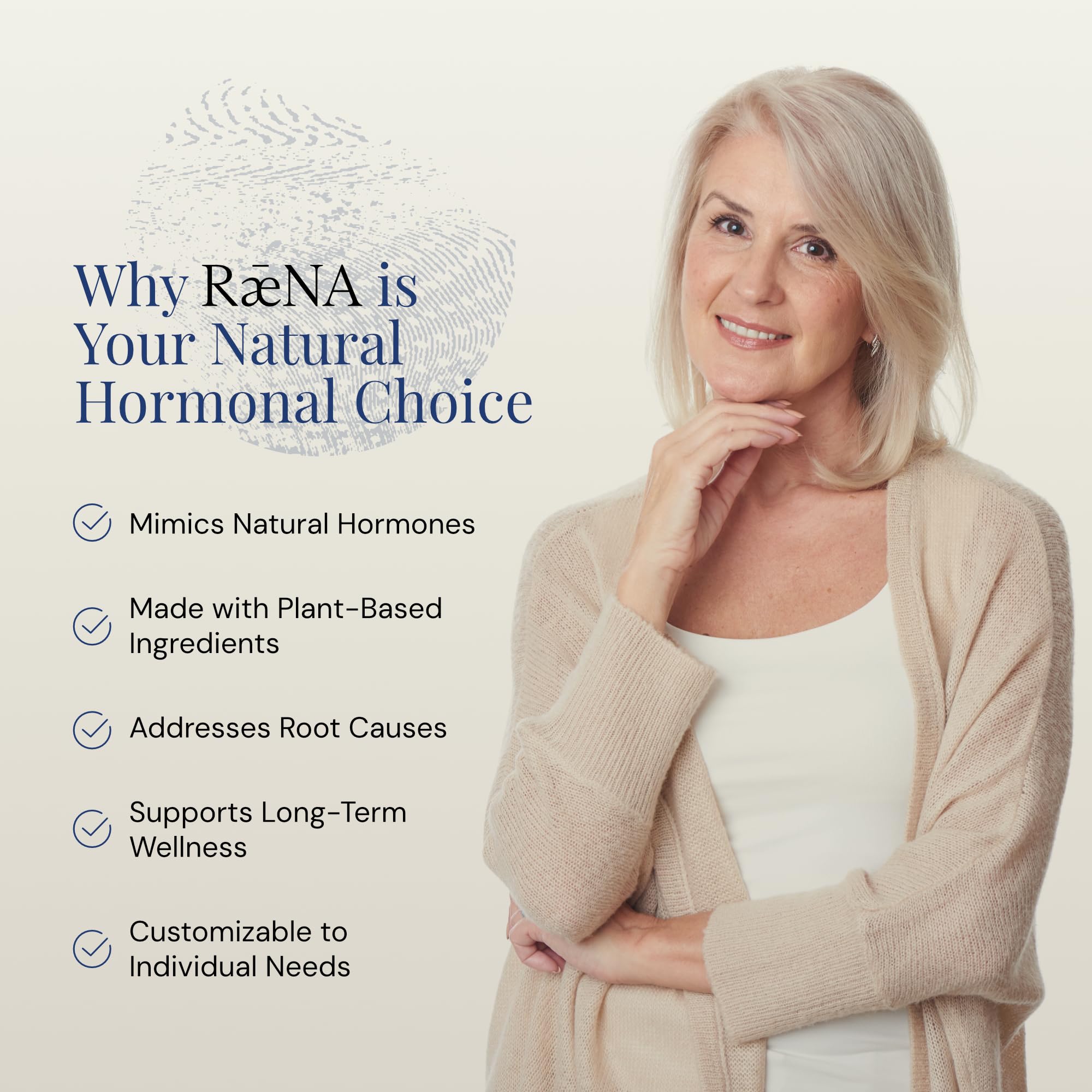 Raena product with no artificial additives for a clean daily care