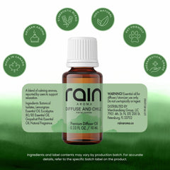 Rain Aroma Diffuse and Chill aromatherapy setup promotes mindful relaxation daily.