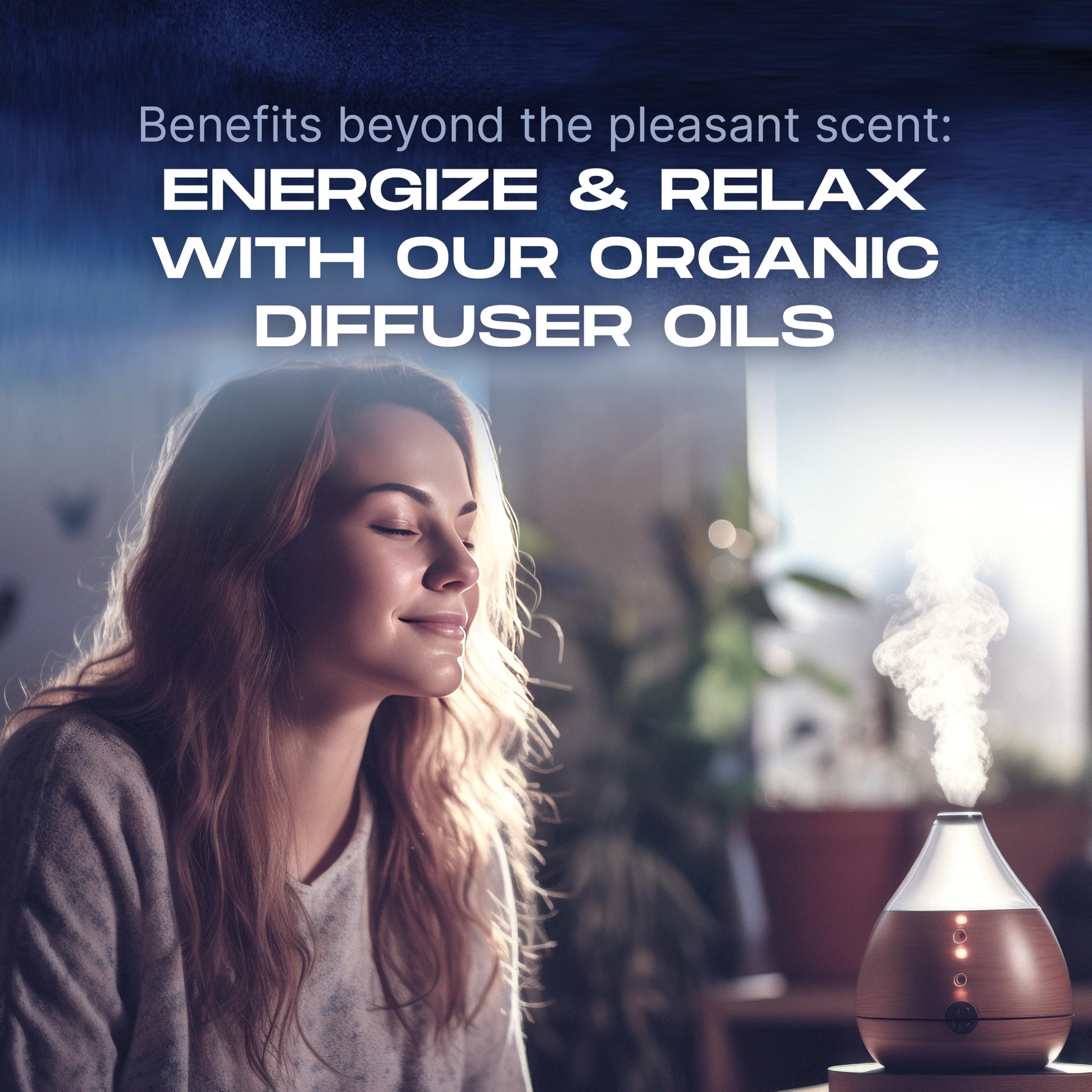 Rain Aroma diffuser oil set bottle closeup shows essential oils ready to personalize your space