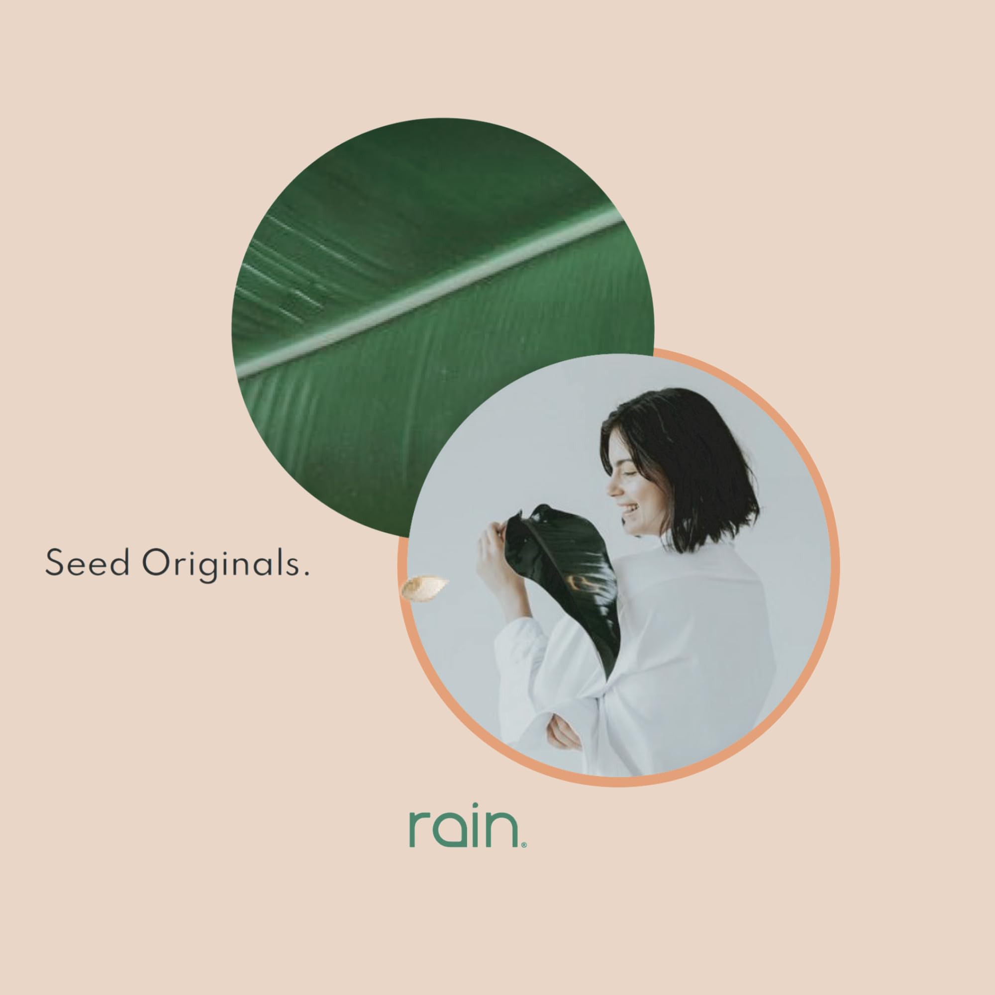 RAIN Core Greens Blend on kitchen counter signals everyday wellness in a simple routine.