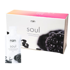 Rain International Soul bottle closeup showcases premium design for daily rituals.