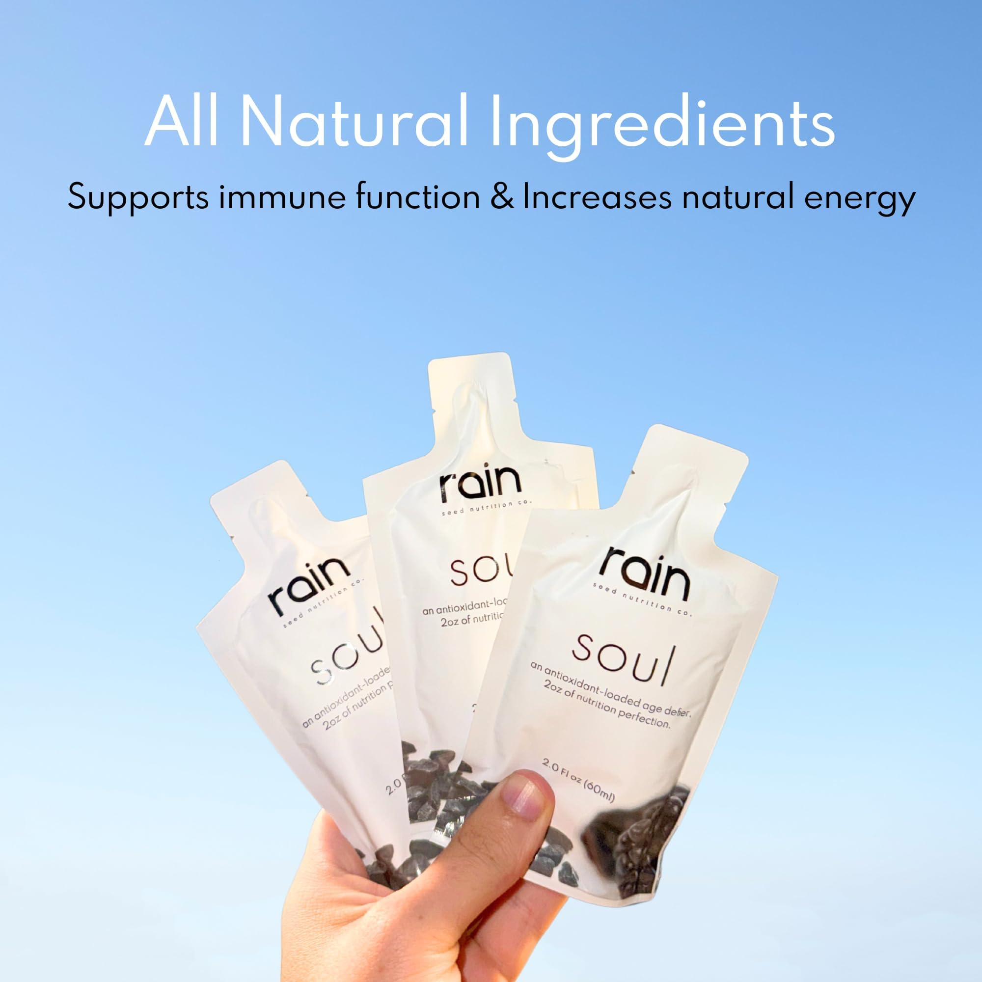Rain International Soul collection display invites the product into a serene lifestyle.