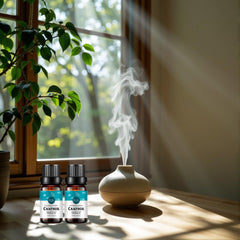 Rainbow Abby camphor oil diffuser-drops showcase a clean, cooling aroma for rooms.