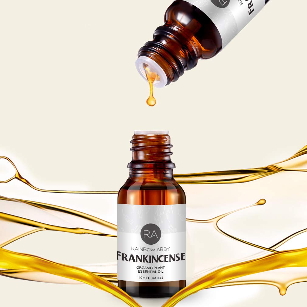 Rainbow Abby frankincense oil used in handmade soaps and candles.