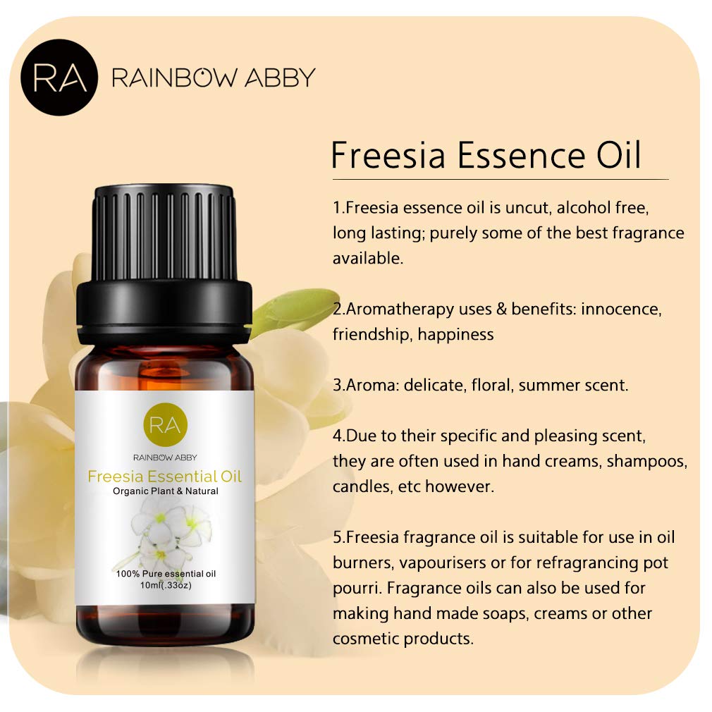 Rainbow Abby Freesia diffuser scene evokes a calming floral atmosphere