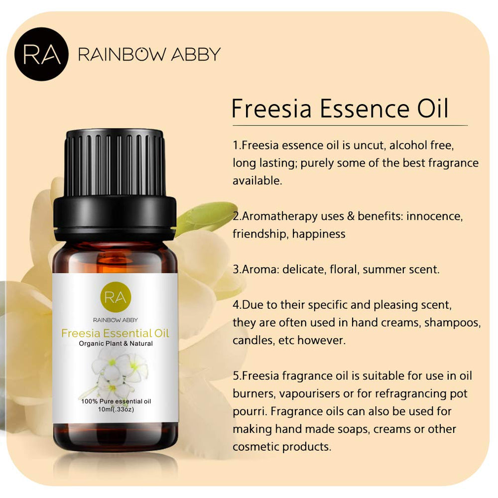 Rainbow Abby Freesia diffuser scene evokes a calming floral atmosphere