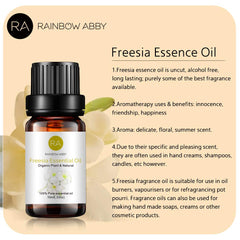 Rainbow Abby Freesia diffuser scene evokes a calming floral atmosphere
