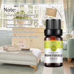 Rainbow Abby Honeysuckle oil blends for perfumes and light scents.