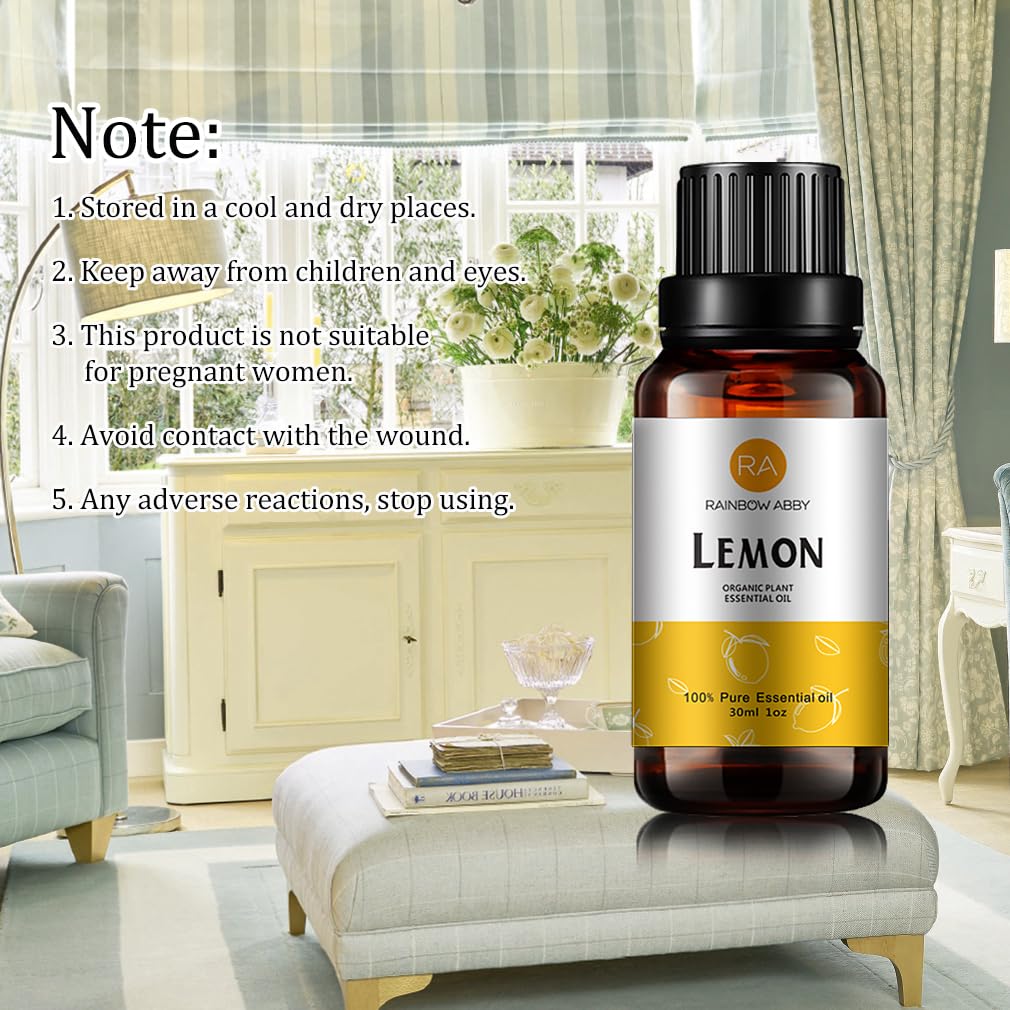 Rainbow Abby Lemon massage application promotes a soothing citrus experience.