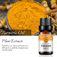 RAINBOW ABBY turmeric oil diffuser use for warm spicy aroma