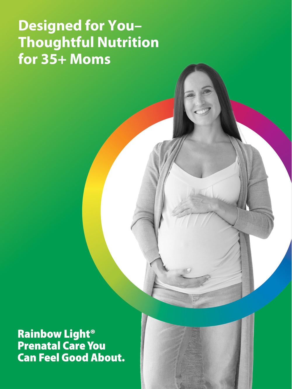 Rainbow Light enzyme and probiotic blend visual for digestion support.