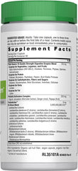 Rainbow Light Advanced Enzyme System packaging highlighting vegan, gluten-free formula.