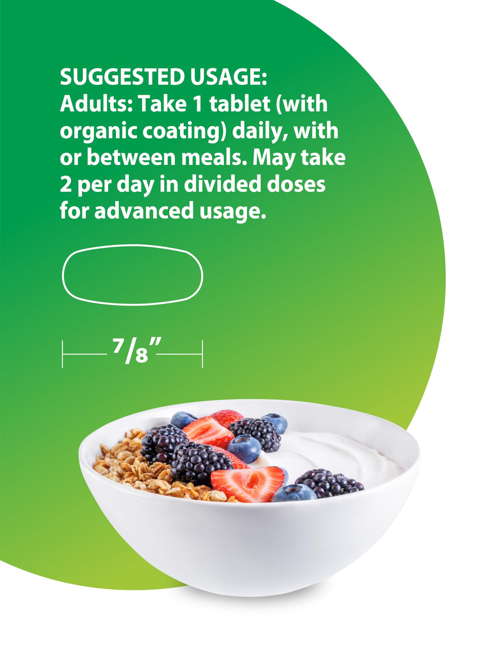 Gluten-free and dairy-free badge with bottle indicates allergen-friendly use.