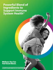 Rainbow Light Counter Attack tablets closeup for daily immune support