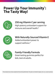 Gluten-free Rainbow Light Vitamin C Gummies packaging emphasizes allergy-friendly formula.