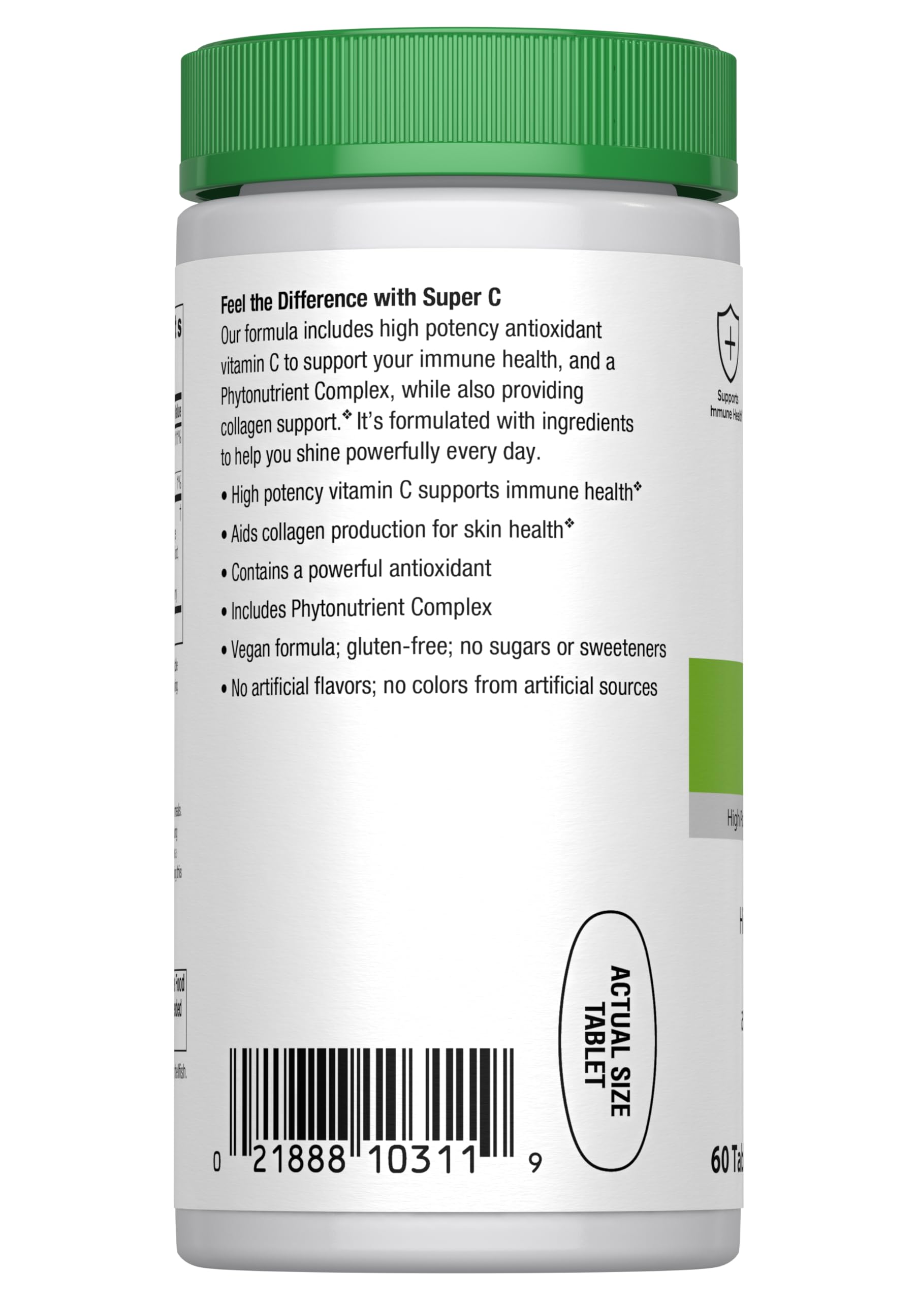 Rainbow Light phytonutrient citrus extracts ingredients highlighting natural antioxidant support.