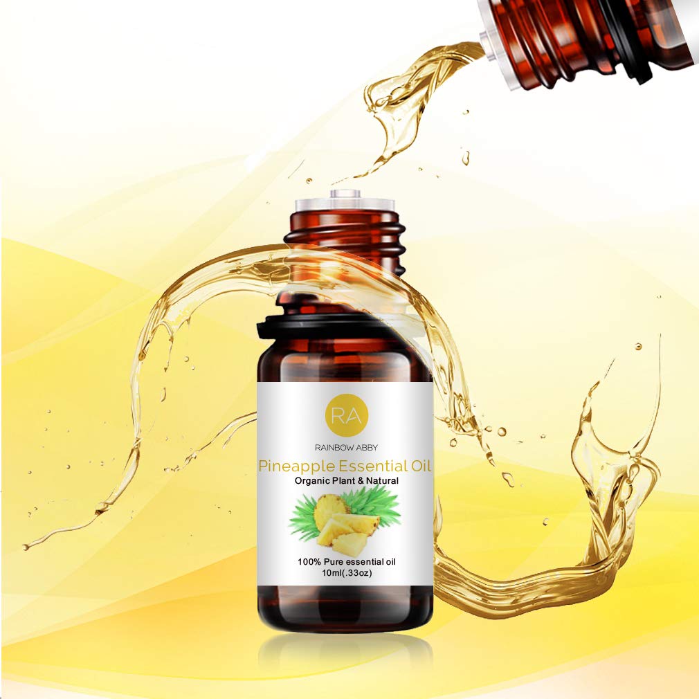 Rainbow Abby Pineapple Oil ideal for skin care and gentle massage rituals.