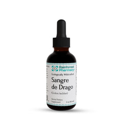 Rainforest Pharmacy Sangre de Drago liquid bottle for skin support and daily use