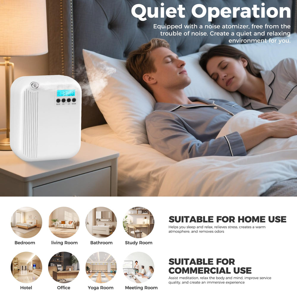 Raings Scent Diffuser white design complements modern home decor.