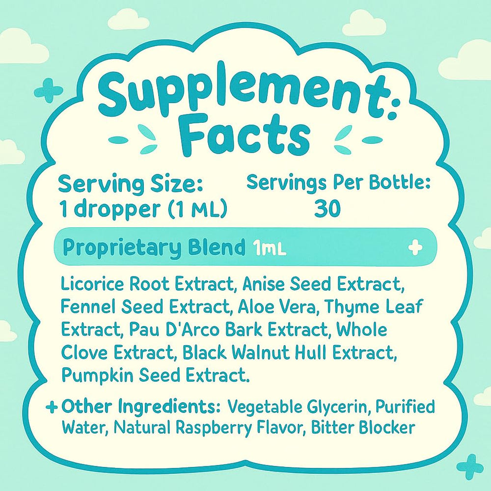Raipult Ellora Raspberry flavor bottle view suggests a pleasant, alcohol-free tincture for daily use.