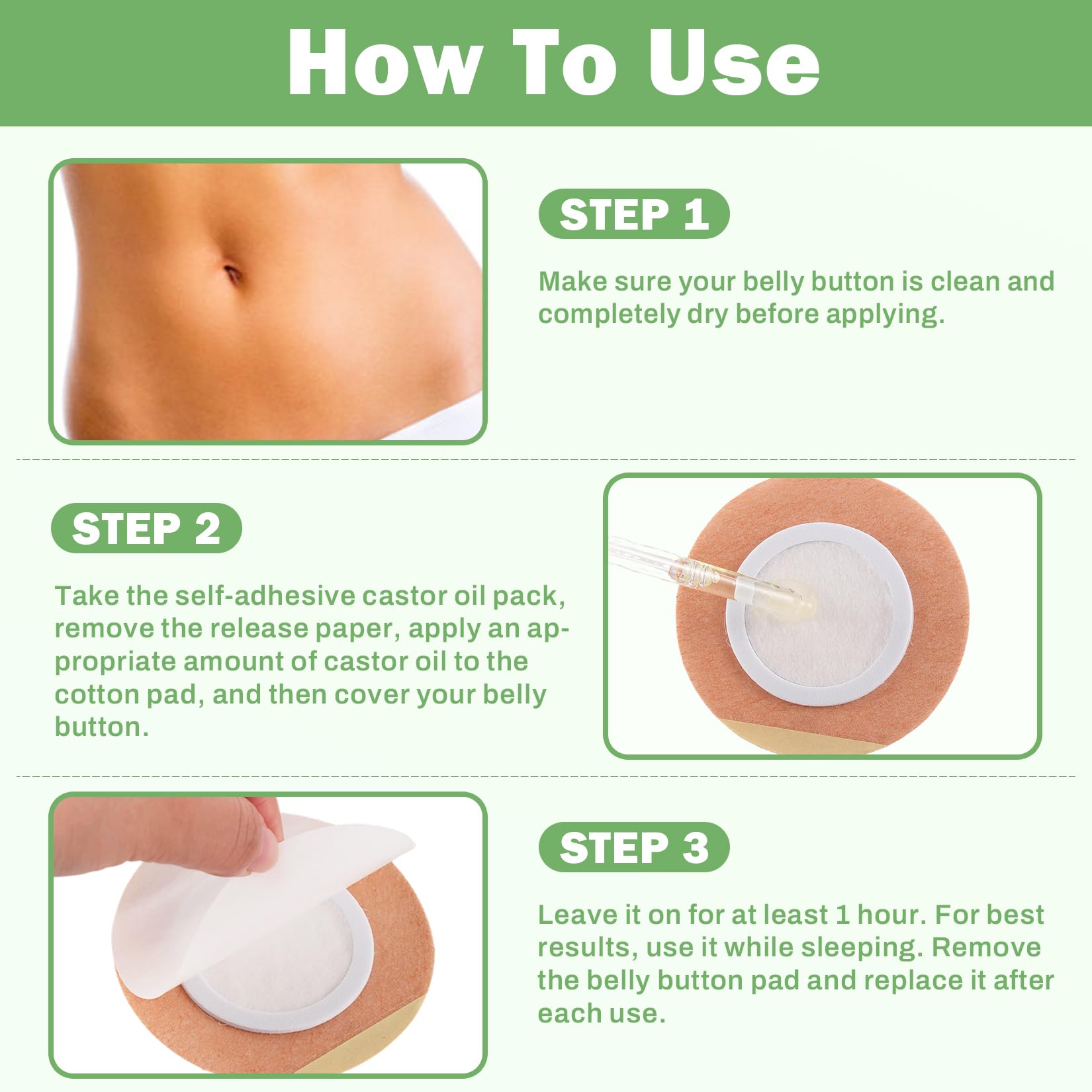 RAJOSEE self-adhesive patch stays in place during daily activities.