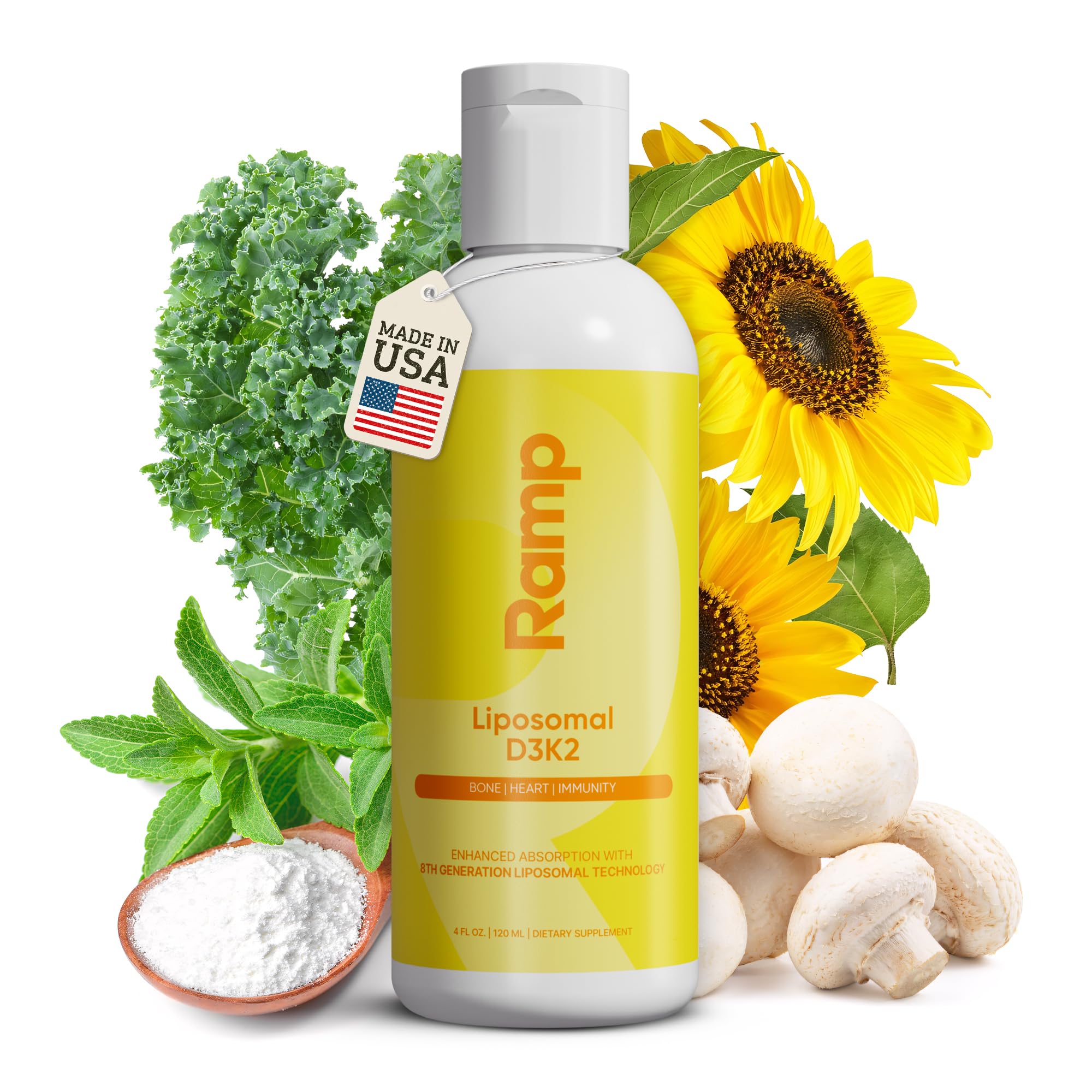 Close-up of advanced liposomal encapsulation for better absorption