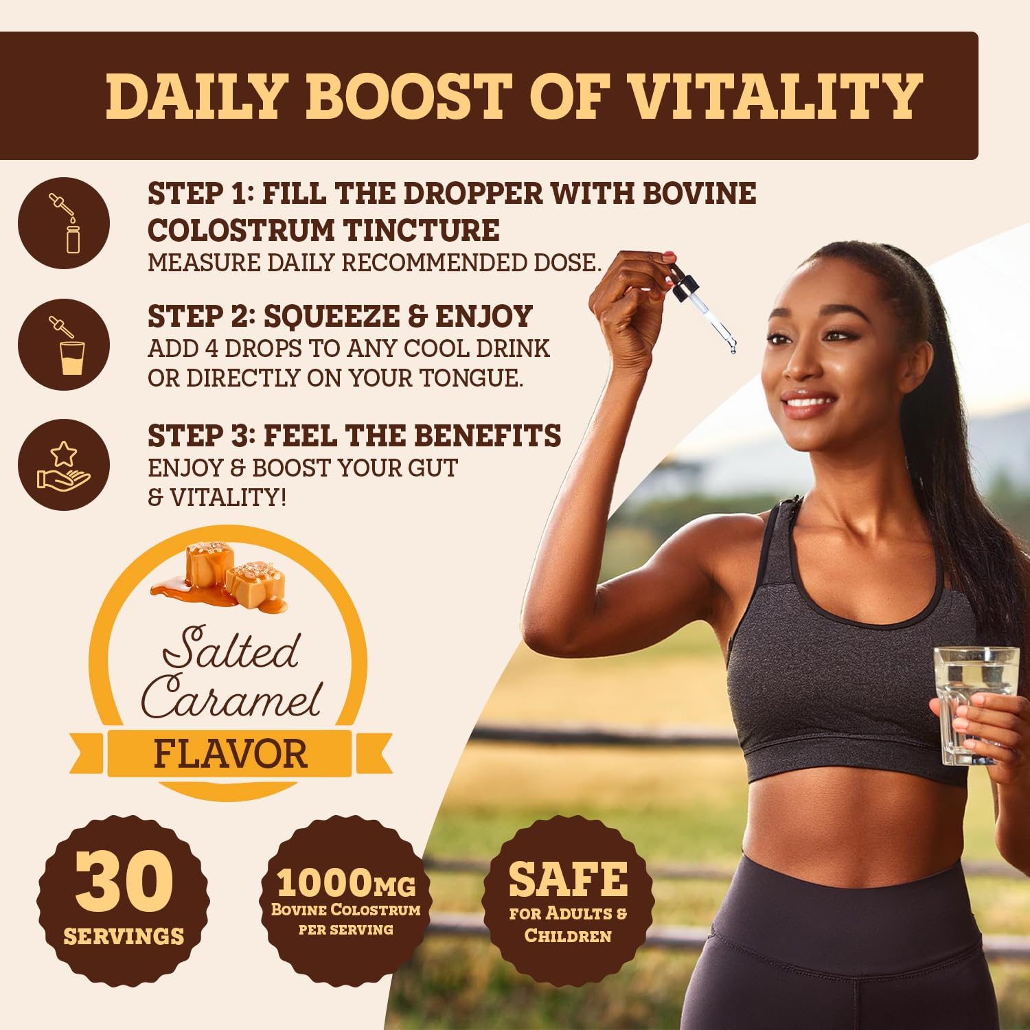 Range and Roots vitality hair skin nails benefits display