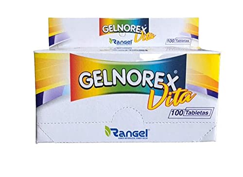 Rangel Gelnorex Vita bottle of vitamin B tablets for daily wellness support