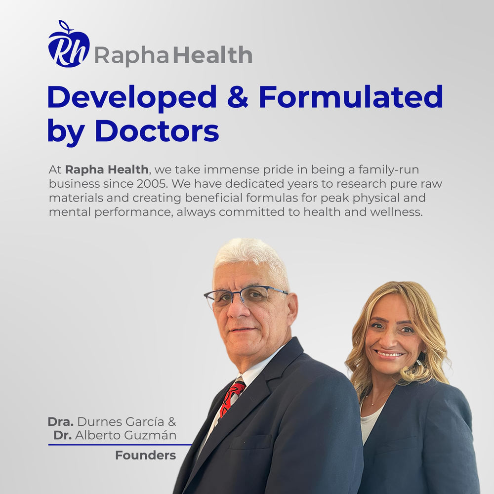 RAPHA HEALTH daily routine setup featuring the twin pack in use.
