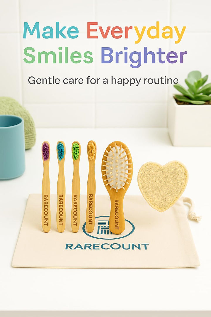 RARECOUNT compact set is gift-ready for baby showers and toddler care.