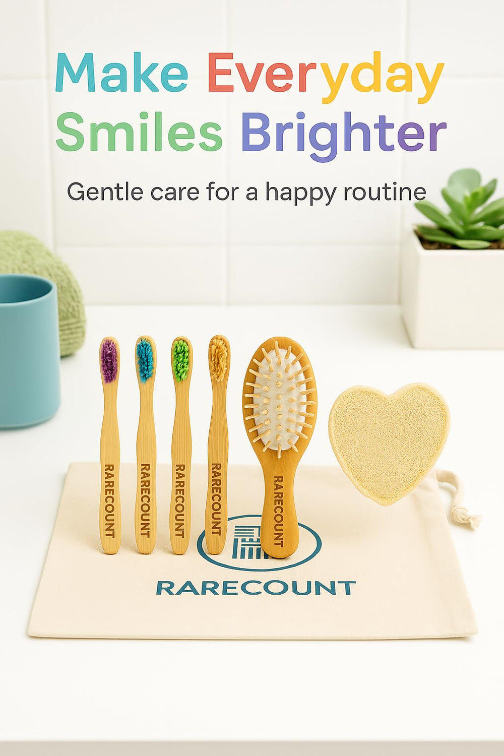 RARECOUNT compact set is gift-ready for baby showers and toddler care.