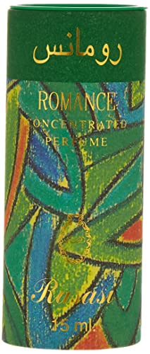 RASASI Romance Roll-On bottle cap close-up highlights compact travel design
