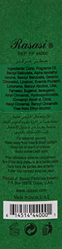RASASI Romance Roll-On top notes visual suggesting fresh daytime opening