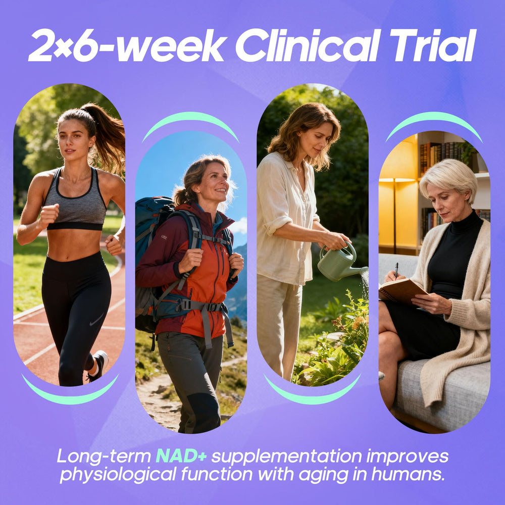 Rasav NAD+ 10-in-1 CoQ10 softgels for mitochondrial support.