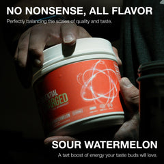 RAW Essential CHARGED powder dissolving easily in water for smooth intake.