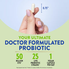 Raw Flora 33 daily capsules for a simple daily routine.