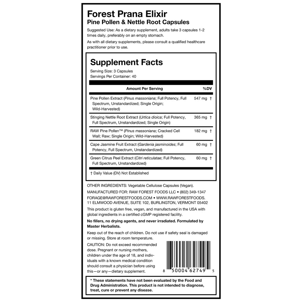 RAW Forest Foods Zhī Zǐ cape jasmine fruit extract close-up supports holistic wellness