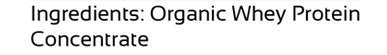 Raw Organic Whey 3rd-party lab test document underlines purity and safety.
