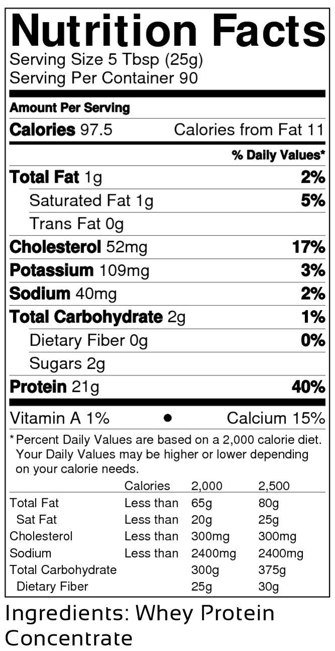 Raw Organic Whey gluten-free label appeals to dairy-free or gluten-sensitive shoppers