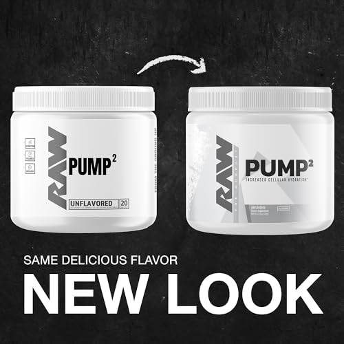 RAW Pump2 powder being poured into a glass for easy mixing.