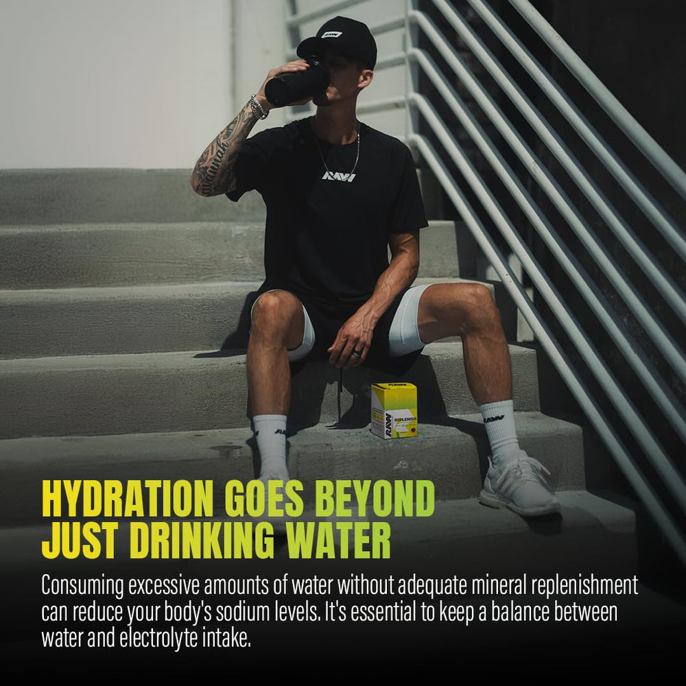 RAW Replenish Watermelon Mojito scoop view shows precise dosing.