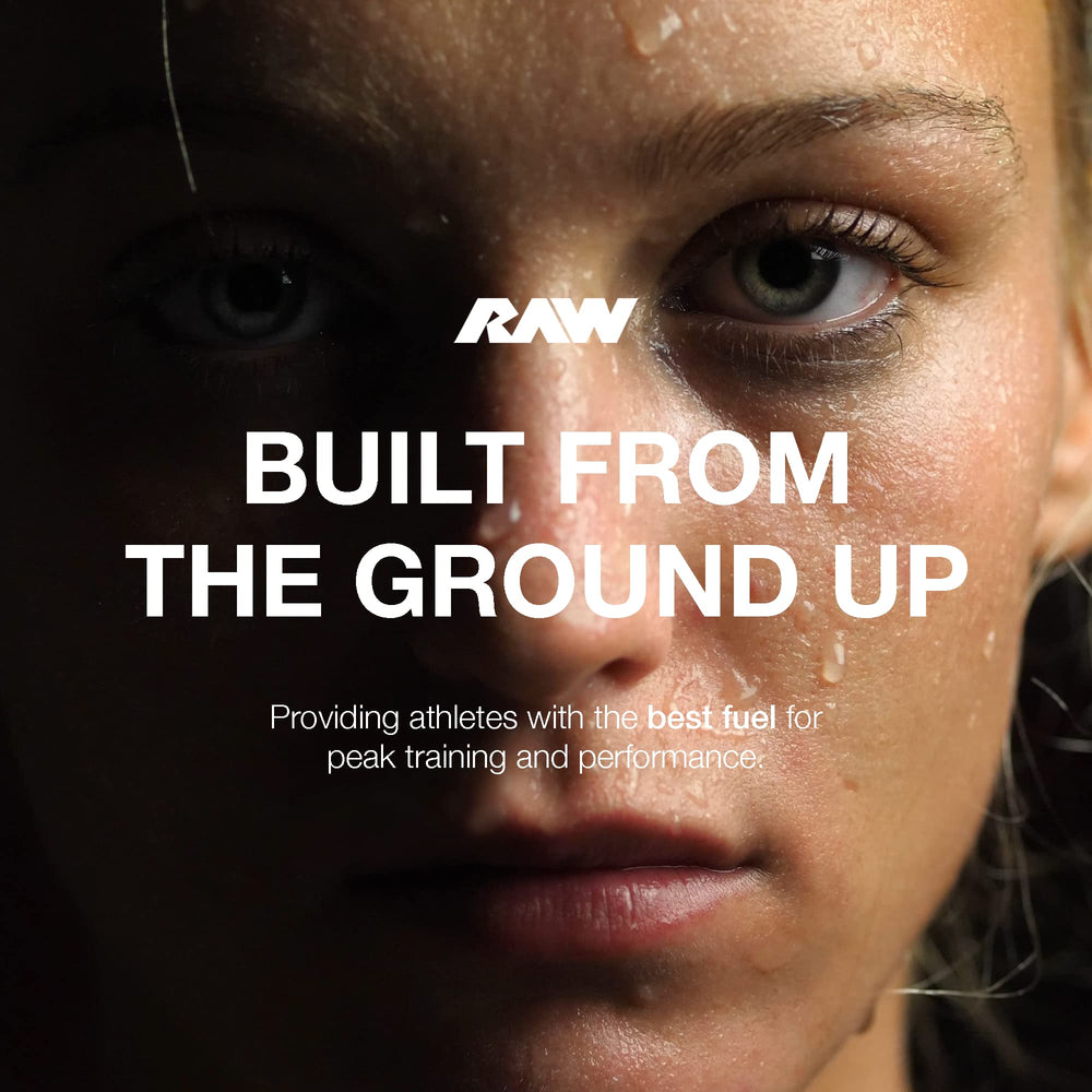 RAW Sleep mixed berry flavor visual highlighting natural calm and restorative rest.