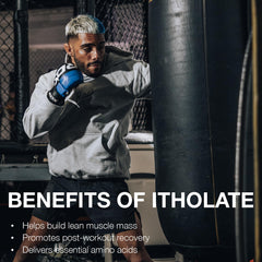 RAW Whey Isolate Birthday Cake nutrition label close-up with protein details