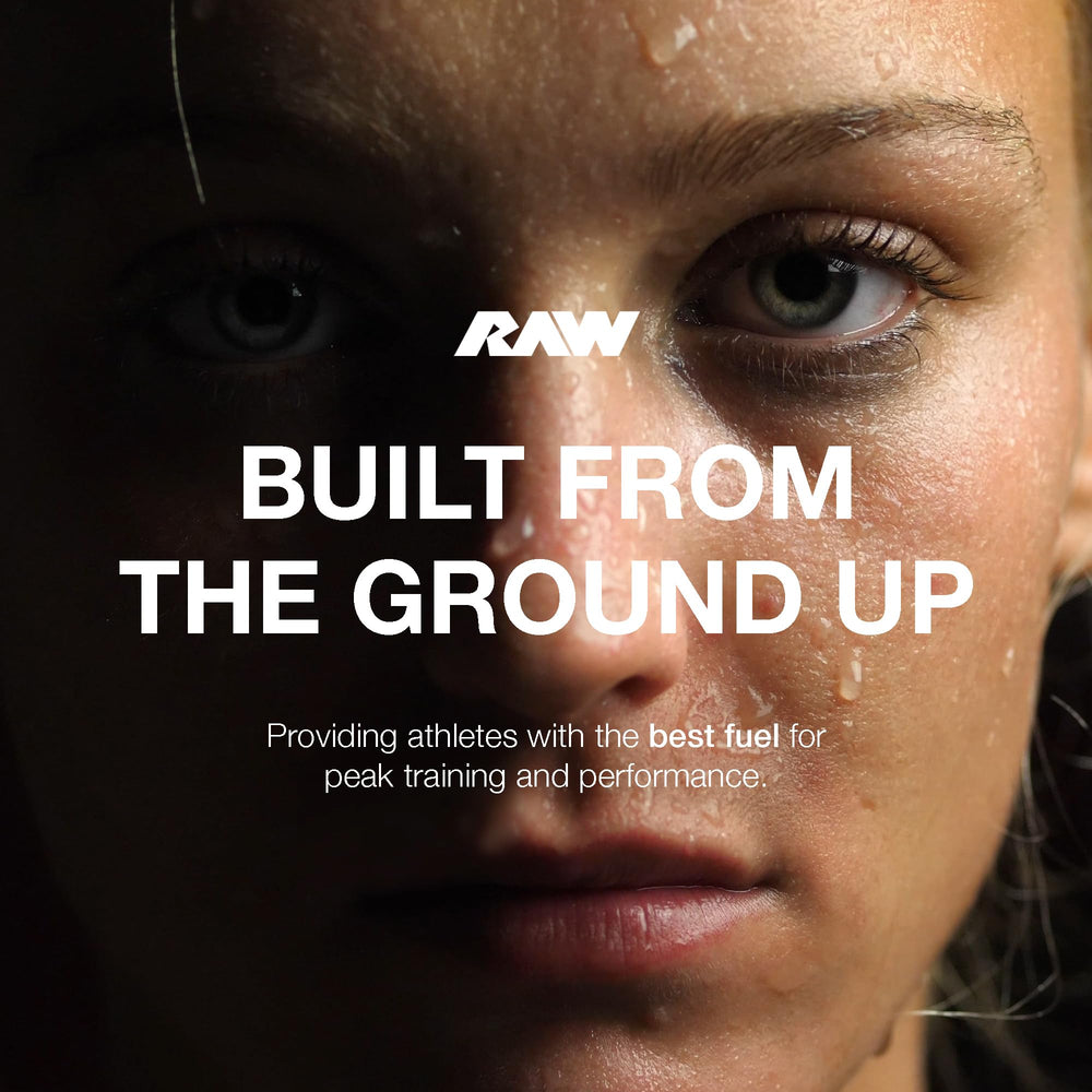 RAW zero-sugar protein shake bottle for on-the-go nutrition