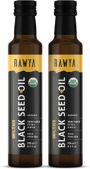 RAWYA Black Seed Oil bottle 250ml, premium oil for wellness and flavor.