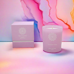 Rayon De Soleil blends lavender vanilla with amber and sandalwood notes for coziness.