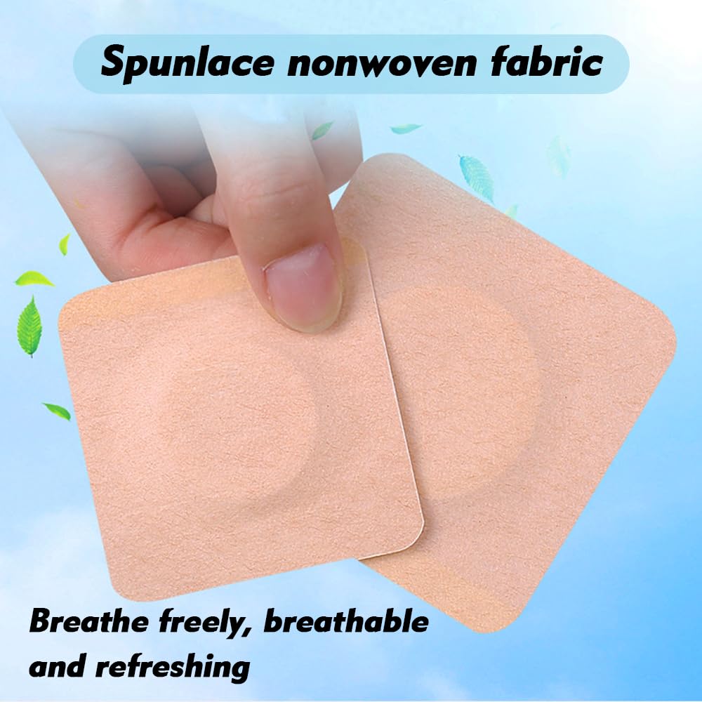Rayyl patch demonstrating waterproof backing to prevent moisture transfer