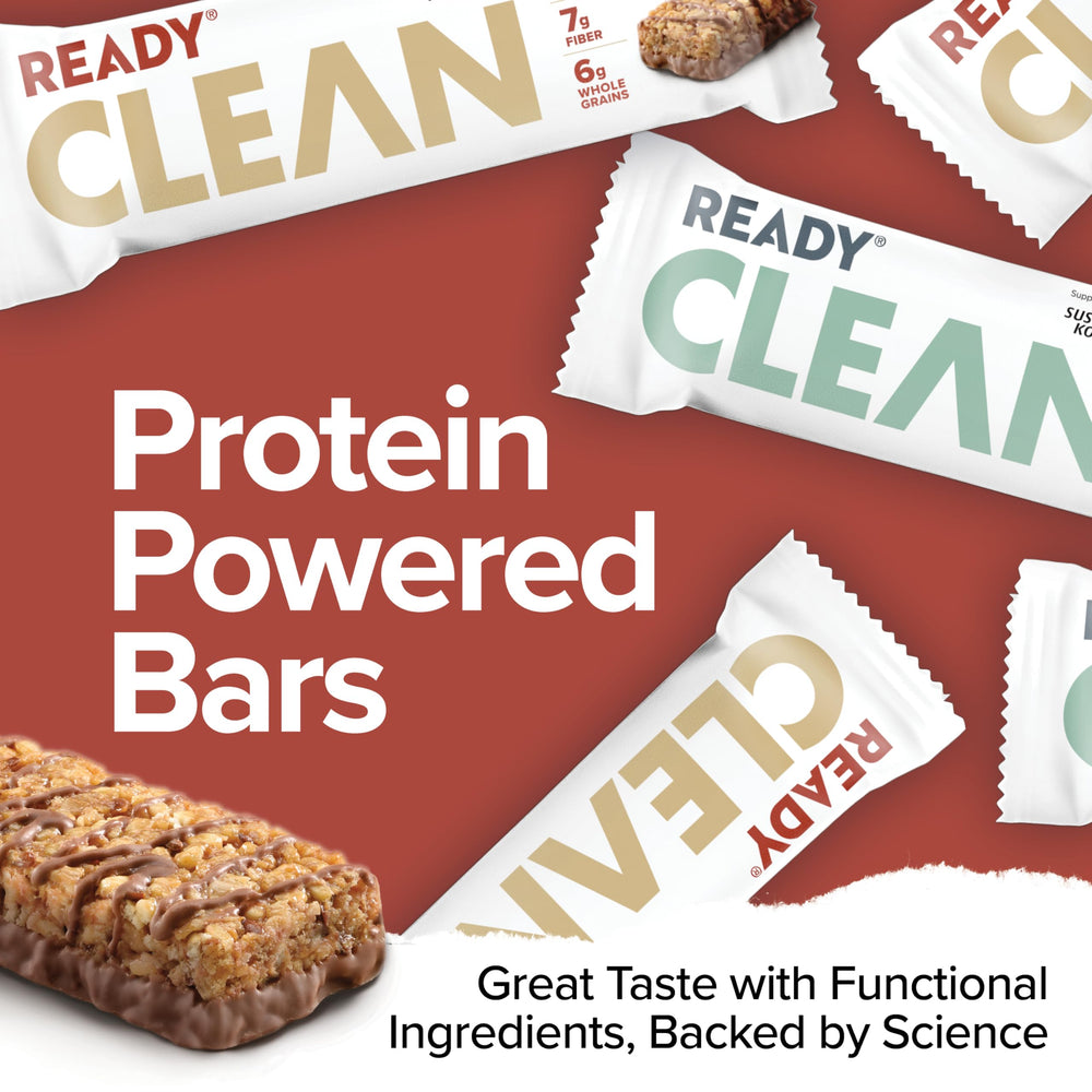 Ready Protein Bars chocolate peanut butter pack image showing variety