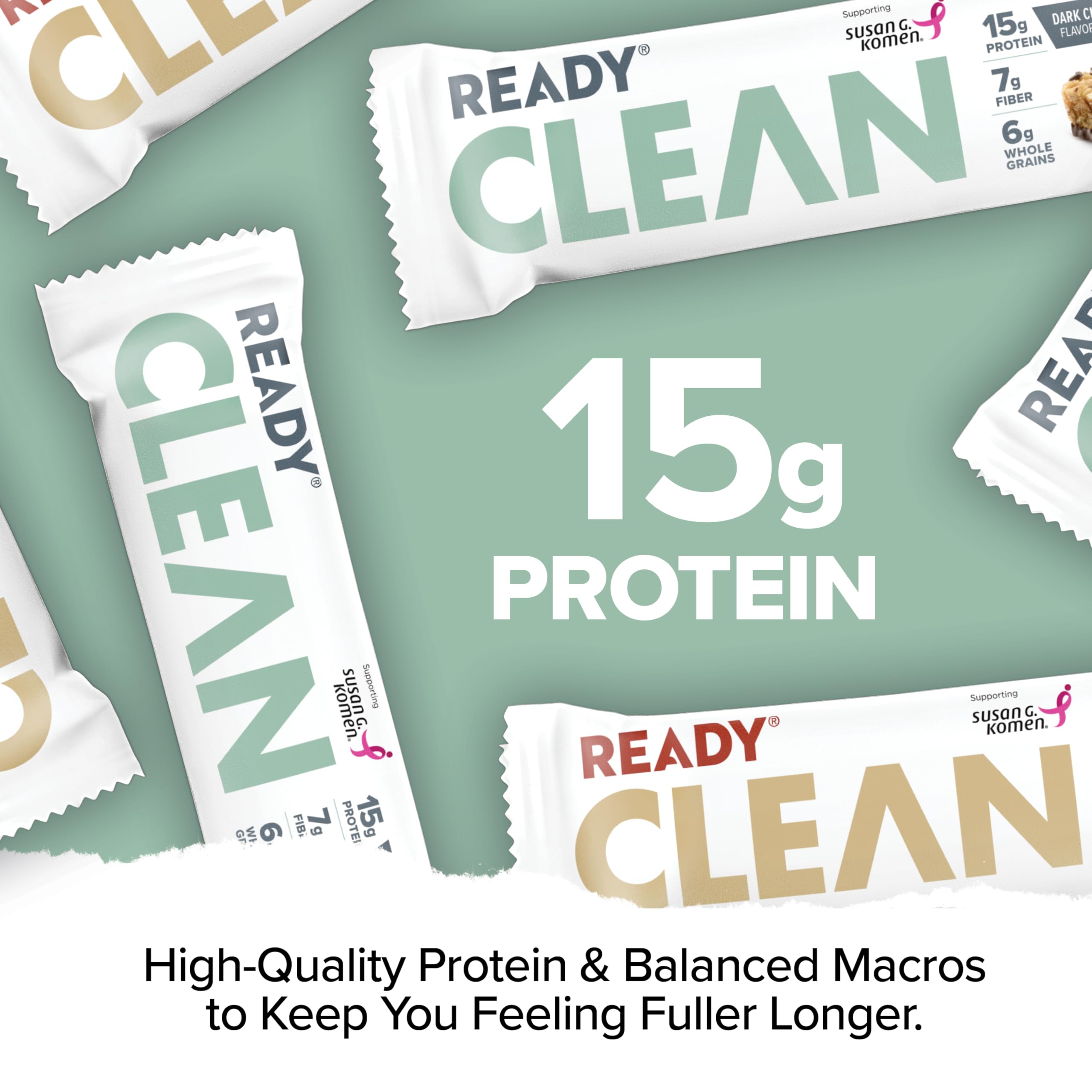 Ready Protein Bars ingredients close-up highlighting flaxseeds and omega-3s