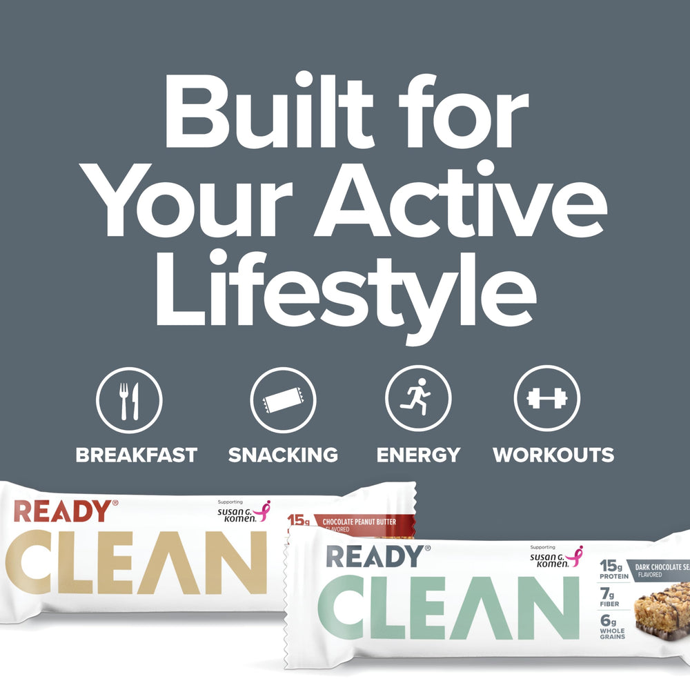 Ready Protein Bars on-the-go snack in a gym bag for convenient fueling